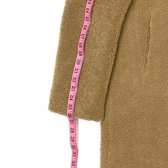 RALPH LAUREN CAMEL COLORED FAUX SHEARLING COAT-SIZE XXL - Picture 2 of 6
